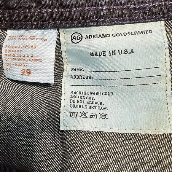 Women’s AG Peony Denim Skirt Dark Wash, 29 Waist - Picture 8 of 8